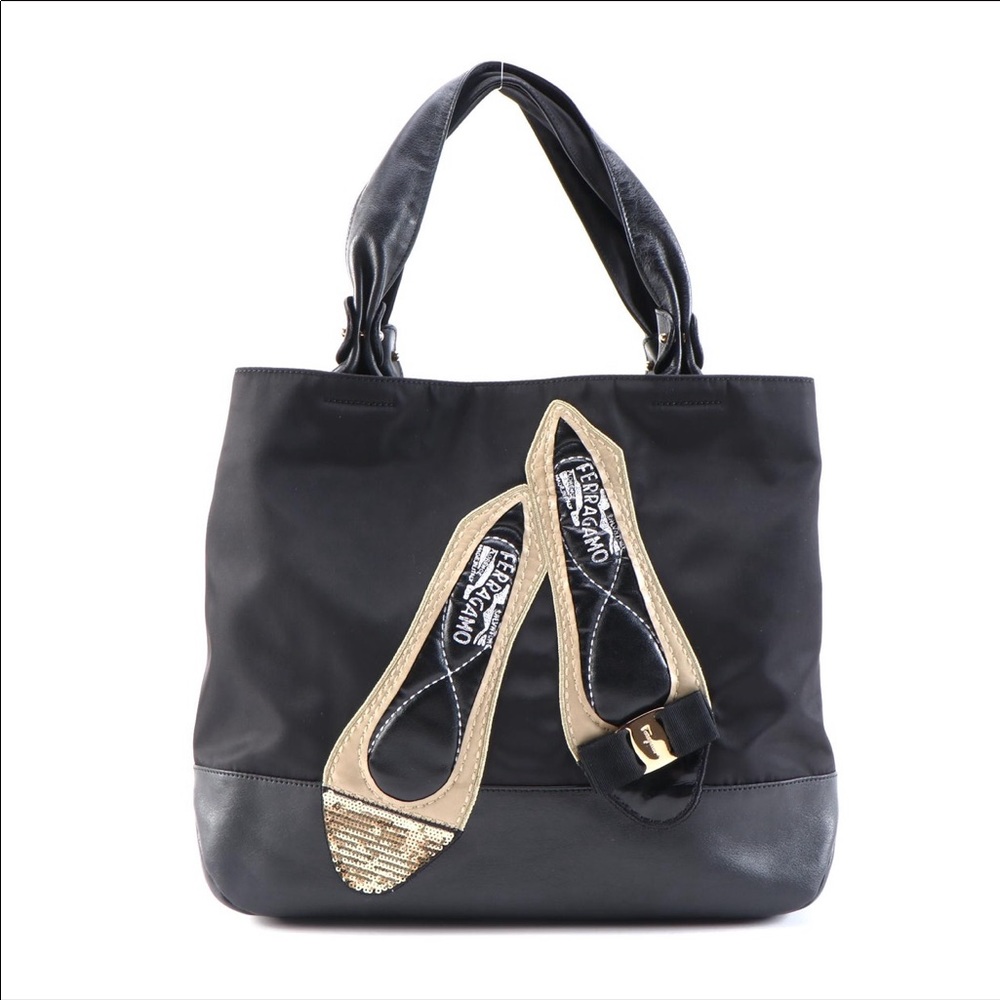 Salvatore Ferragamo Tote with Ballet Flat Motif
